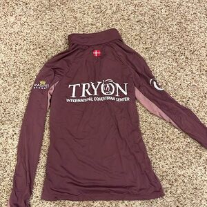 Women’s small Tryon kastel riding shirt with mesh underarms